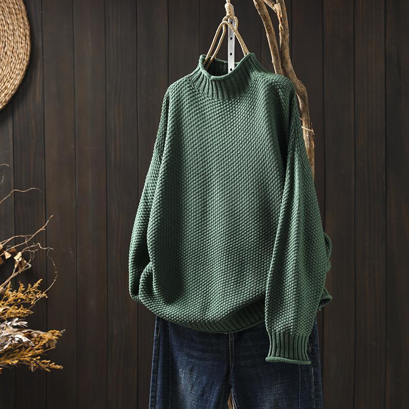 Noa - Trendy boucle knit oversized sweater for a chic and casual style